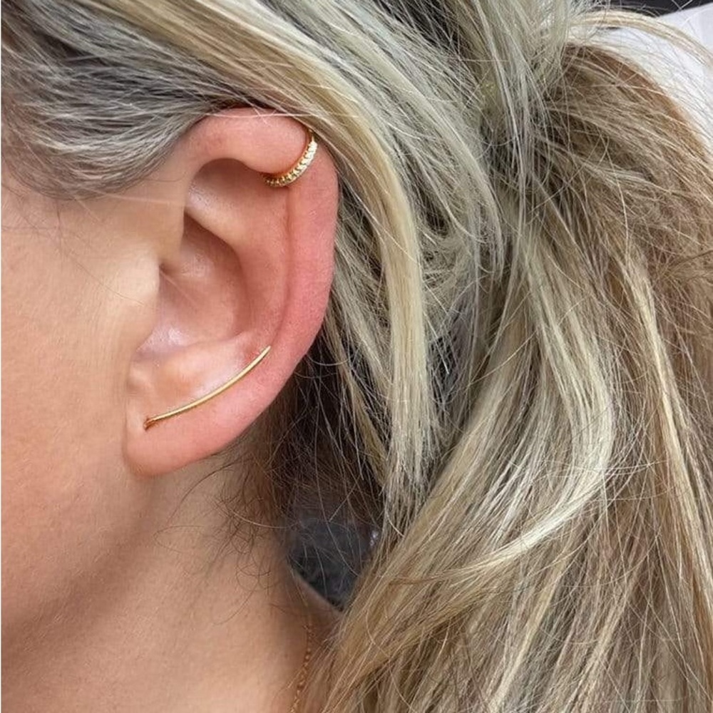 Dainty Paperclip Ear Climber